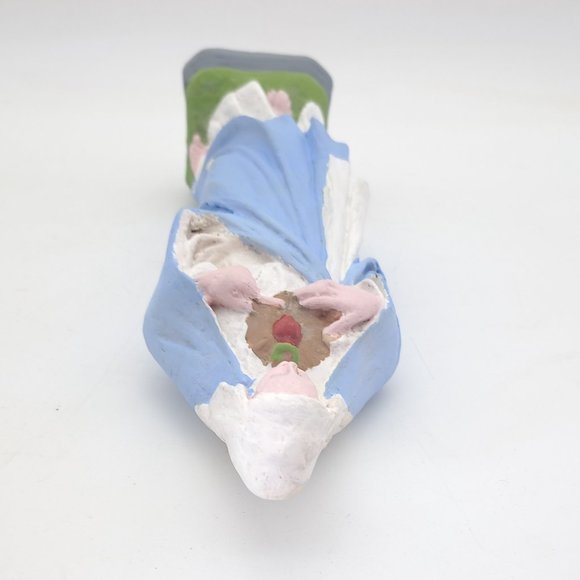 Virgin Mary Immaculate Heart Plaster Statue - Picture 5 of 10